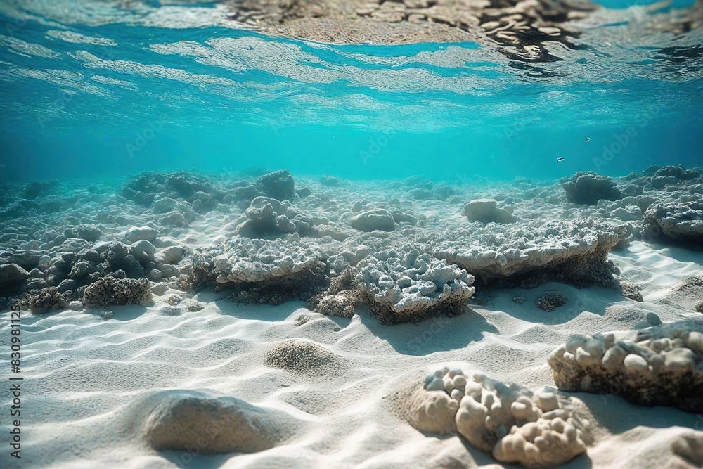 Obraz premium coral reef and sea