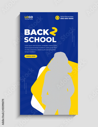 Back to School Social Media Story Template