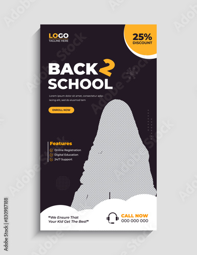Back to School Social Media Story Template
