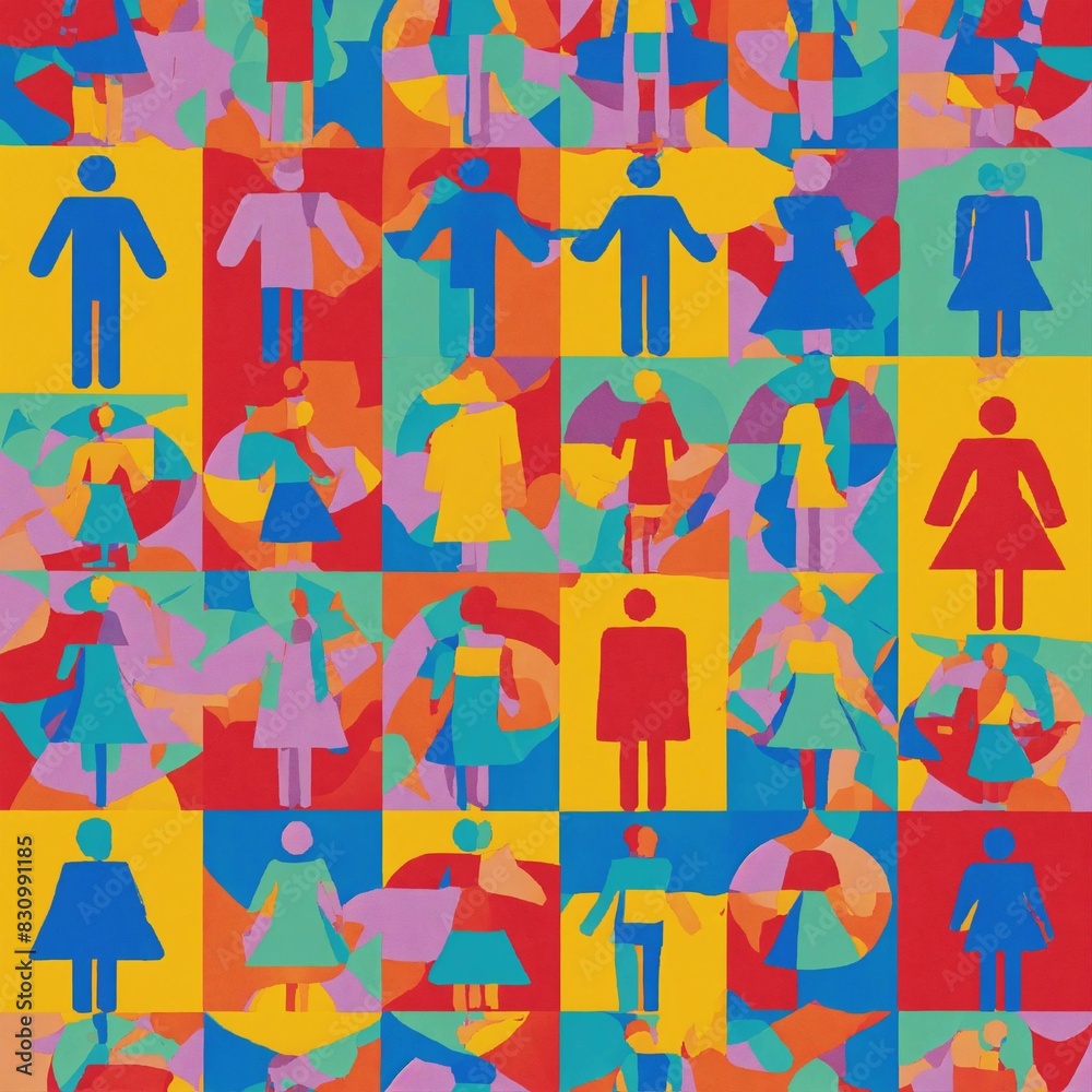 seamless pattern with kids seamless pattern with kids