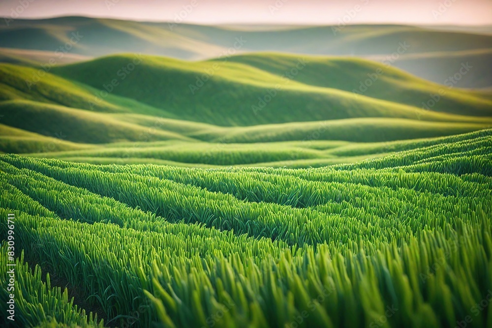 green rice field green rice field
