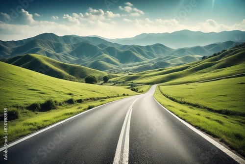 road in mountains