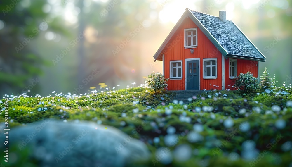 dog house 3d illustration dog house 3d illustration