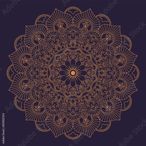 Colorful Luxury mandala design