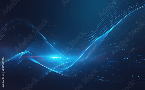 abstract blue light background