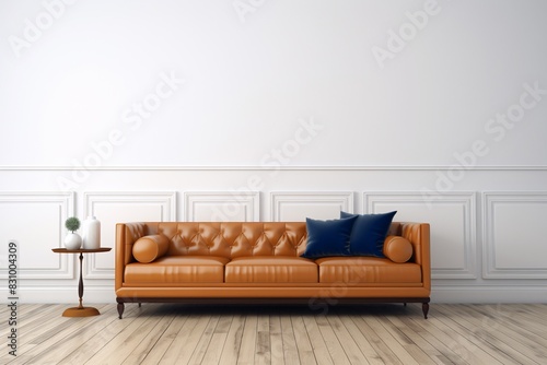 a couch in a room photo