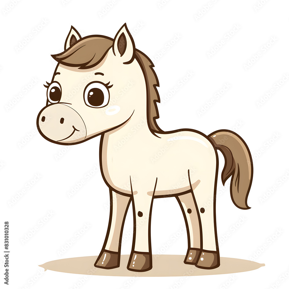 a cartoon of hourse. a cartoon of hourse.