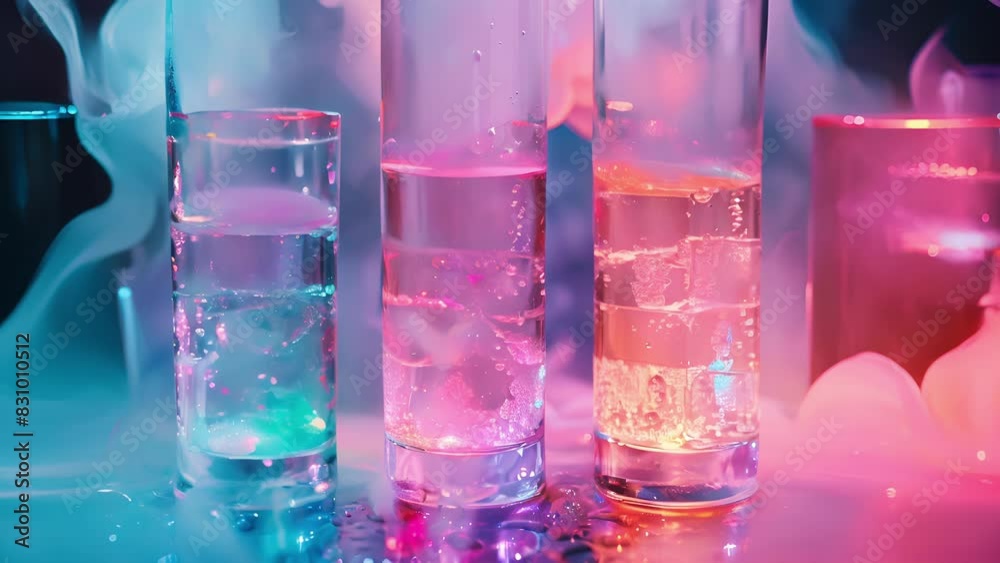 Guests sip on refreshing drinks made with liquid nitrogen while receiving the Electron Detox treatment. Guests sip on refreshing drinks made with liquid nitrogen while receiving the Electron Detox treatment.
