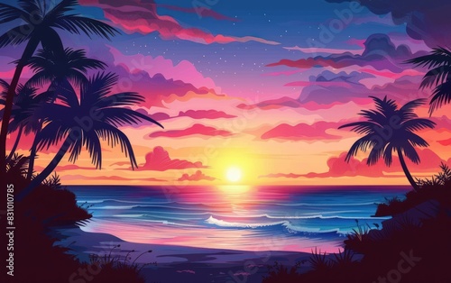 Tropical Sunset Bliss