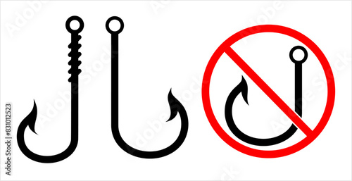 Fishing Hook Icon M_2405001