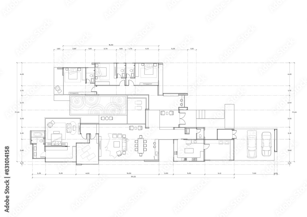 Write a blueprint architecture for building. Write a blueprint architecture for building.