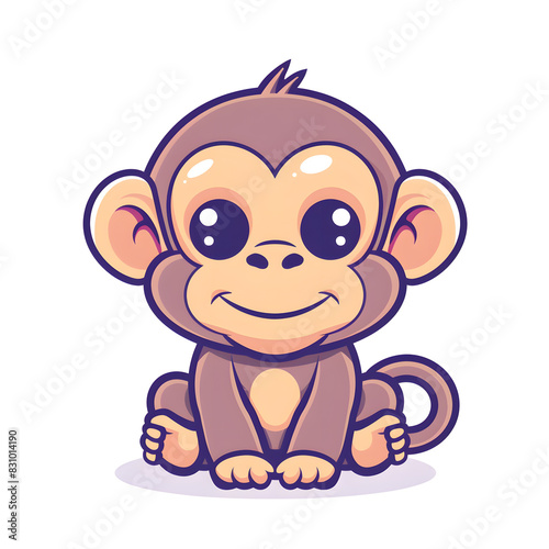 a cartoon of monkey.