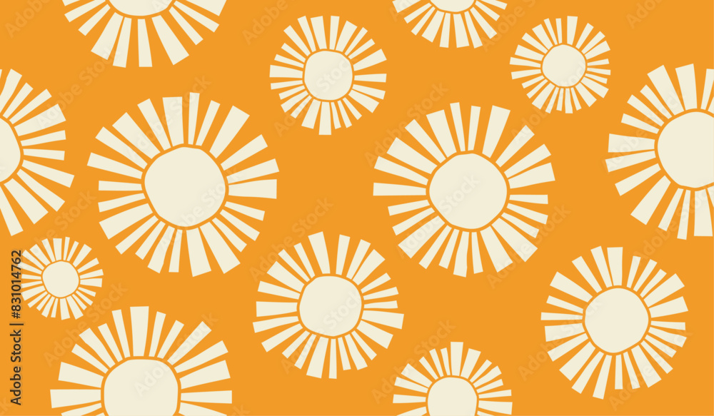 PrintCute sun pattern background vector design
PrintCute sun pattern background vector design