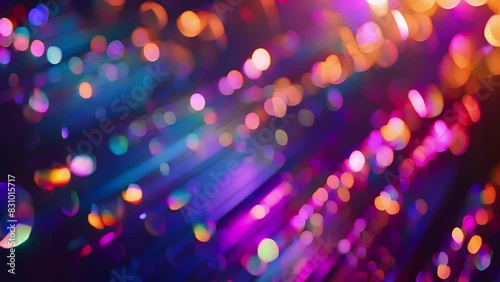 A diffraction grating dispersing photons into a beautiful array of colors revealing the hidden properties of light.