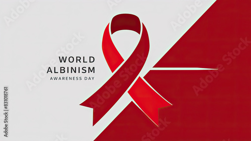 International Albinism Awareness Day, Albinism Awareness Day, International Albinism Awareness Day Poster, Post, Banner, Social Media Poster. Albinism Awareness Day Poster, illustration, June 13. 