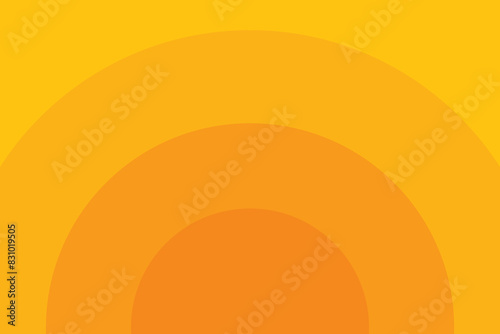 abstract modern yellow circle background. summer template vector illustration