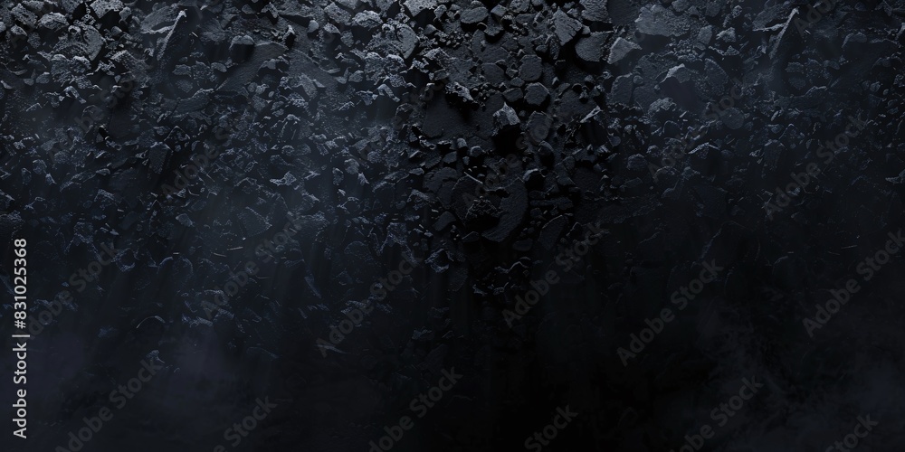 Fototapeta premium Grainy gradient texture on dark background.