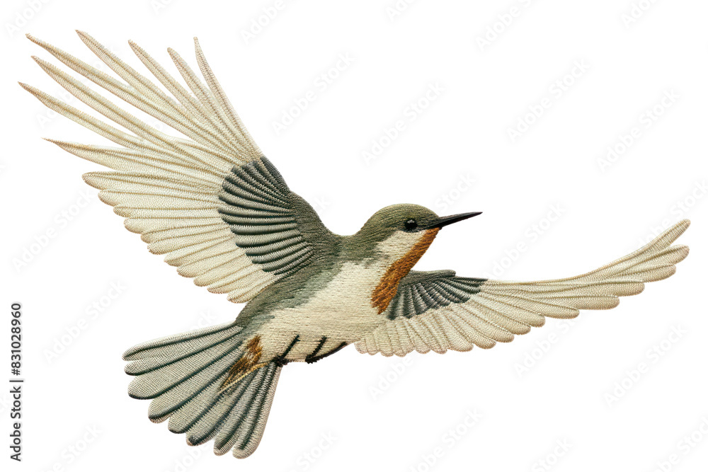 Obraz premium PNG Flying bird animal hummingbird. 
