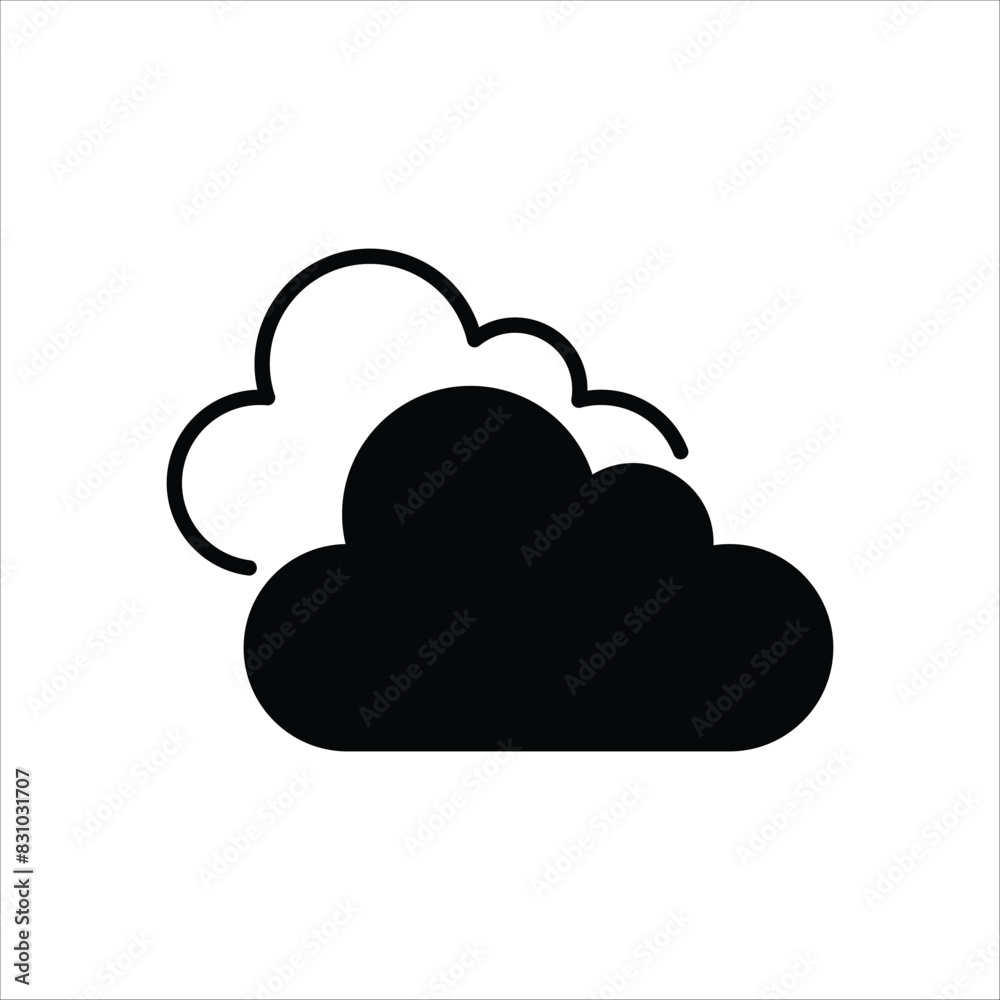 Cloud vector icon Cloud vector icon