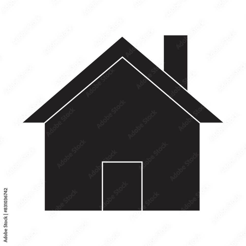 vector flat icon illustration of house vector flat icon illustration of house