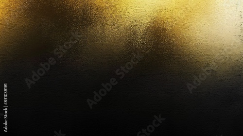 Close-up of a golden and black textured surface creating a rich and mysterious abstract background.
