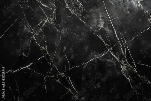 Vintage marble texture on dark black paper background for elegant website design or textured paper photo