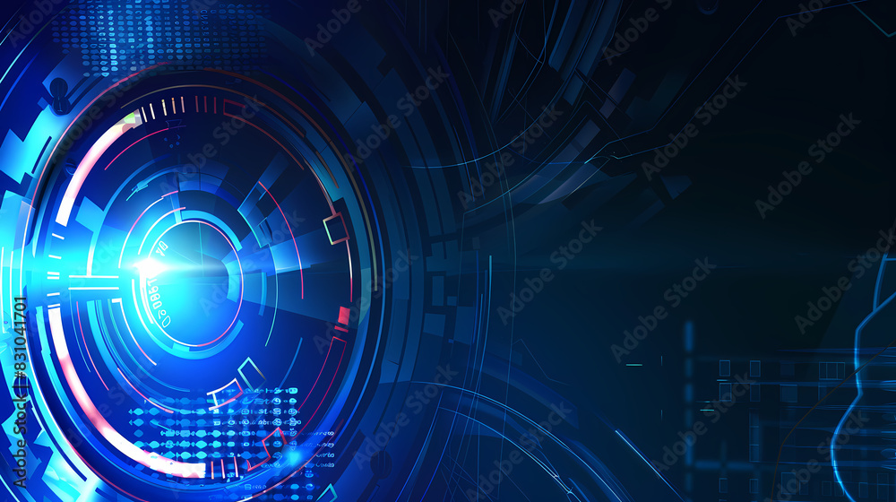 Health technology background vector image