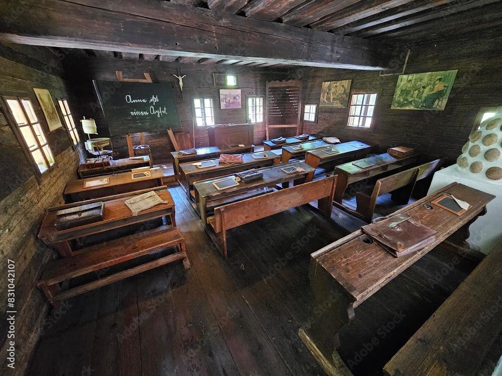 Altes Klassenzimmer um 1900