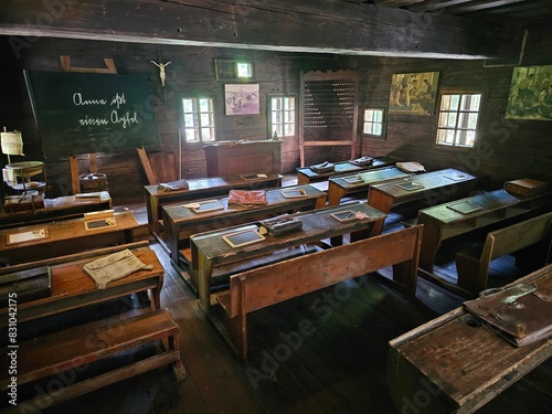 Altes Klassenzimmer um 1900