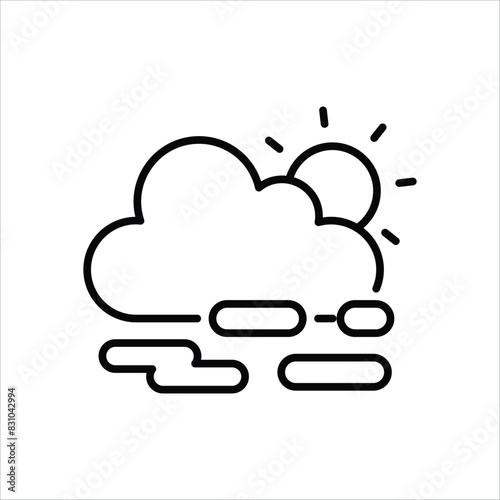 Haze vector icon