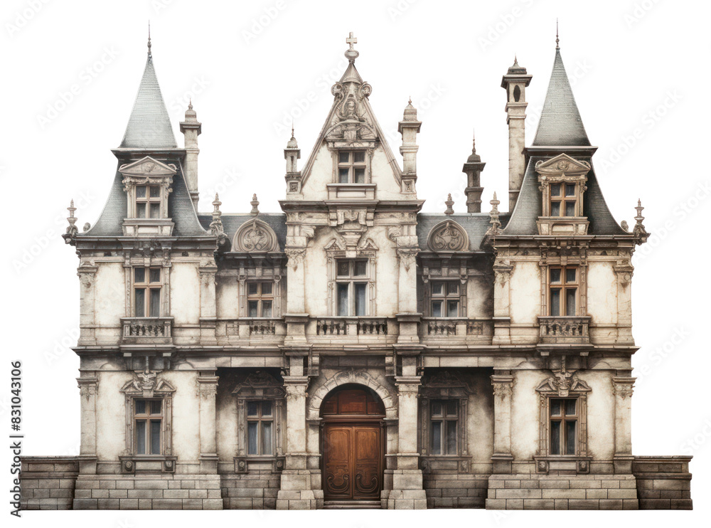 Naklejka premium PNG Architecture building castle tower. AI generated Image by rawpixel.