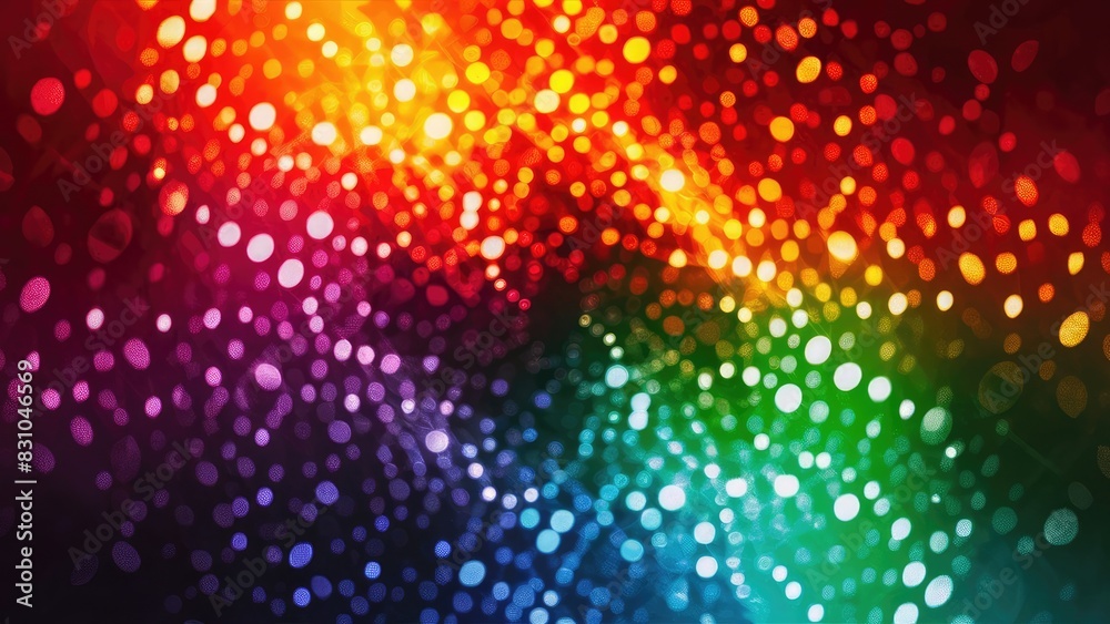 Dynamic Multicolor Flow Illustration: A flowing masterpiece of multicolored energy.