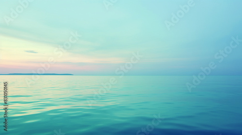 Wallpaper Mural Calm Ocean at Sunset Background in Pastel Colors
 Torontodigital.ca