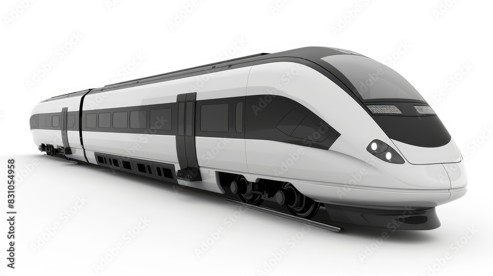 Fototapeta premium a futuristic train.