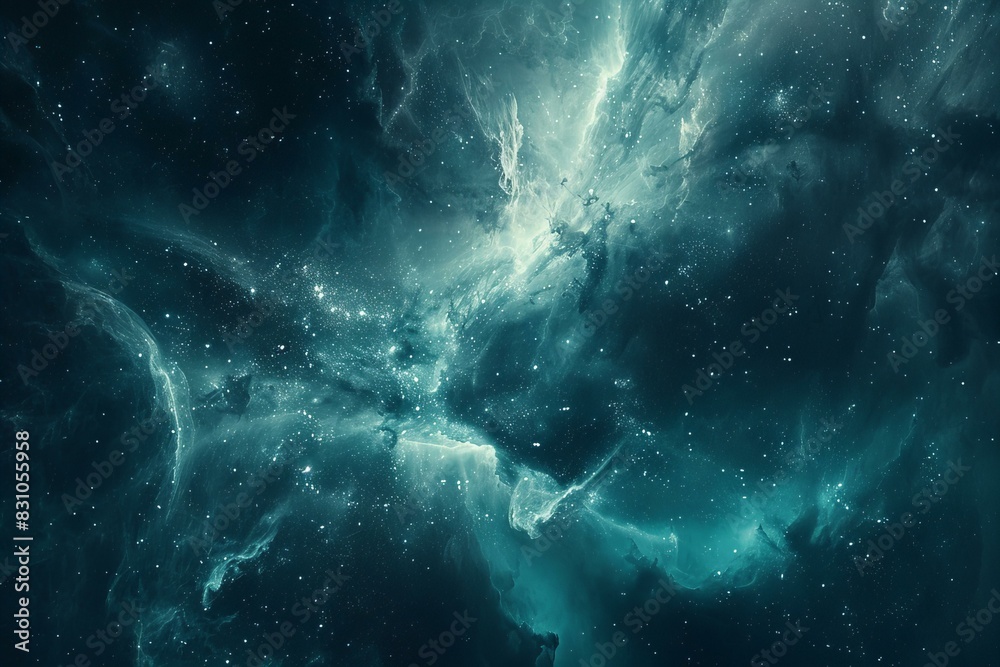 Space galaxy wallpaper, high quality, high resolution