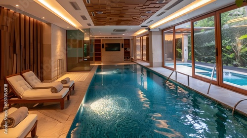 Elderly Sanctuary  Luxurious Residence with Therapeutic Hydrotherapy Pool and Private Library