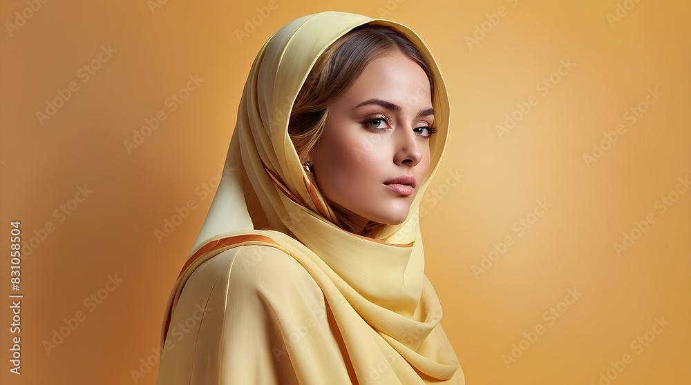 portrait of a captivating hijab woman, high quality, 8K Ultra HD, hyper-realistic portrait of a captivating hijab woman, high quality, 8K Ultra HD, hyper-realistic