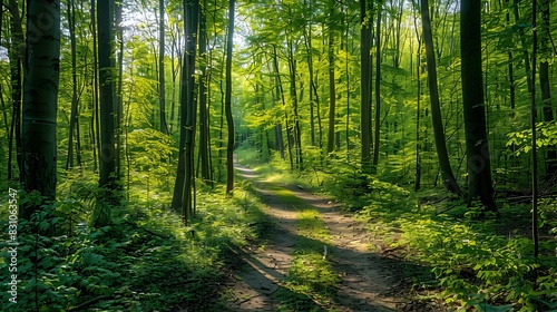 summer forest paths green pic