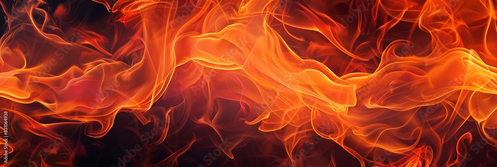 Untamed Beauty of Fiery Waves Untamed Beauty of Fiery Waves