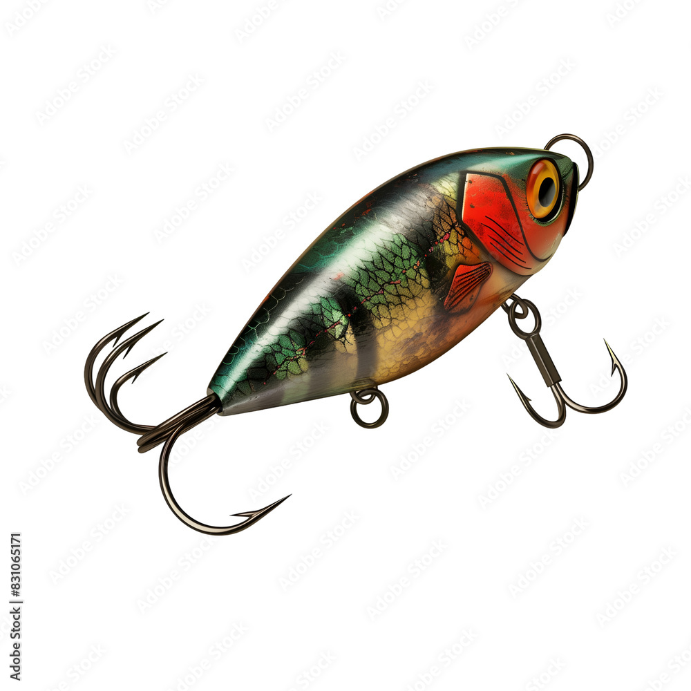 Fishing Lure, Isolated on a White Background, Graphic Resource Fishing Lure, Isolated on a White Background, Graphic Resource