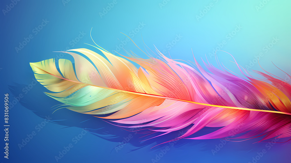Colorful feather texture Colorful feather texture