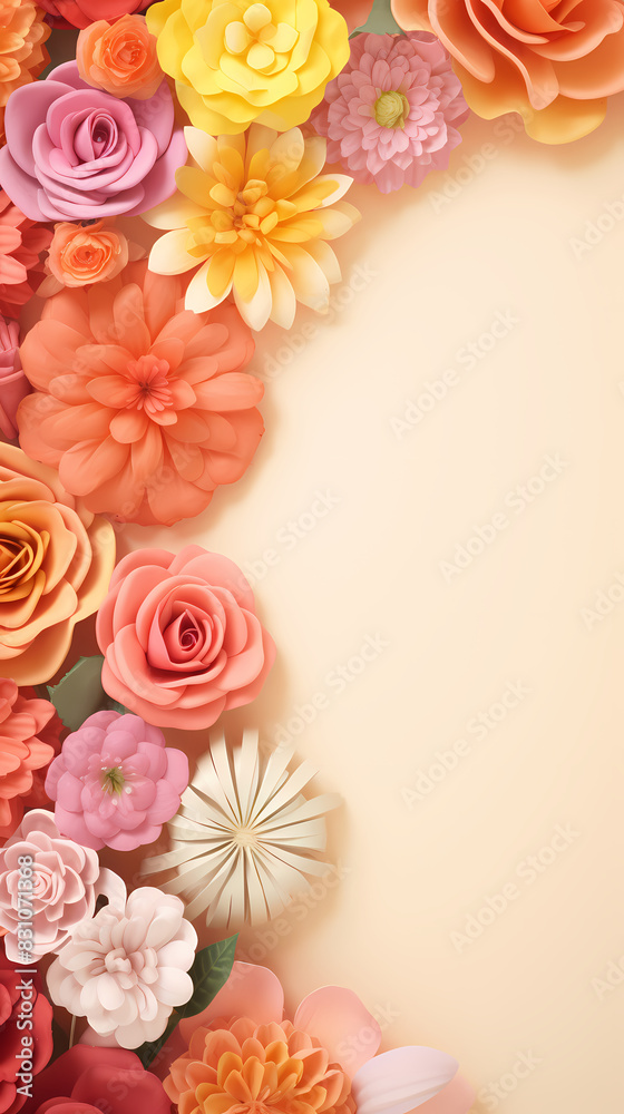 Beautiful floral background Beautiful floral background