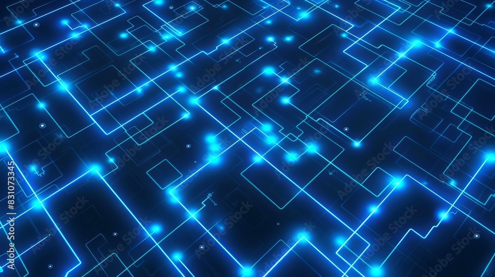 Futuristic digital network: glowing blue cyber grid pattern, representing modern technology and innovation. Futuristic digital network: glowing blue cyber grid pattern, representing modern technology and innovation.