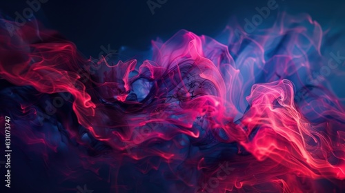 This abstract image seems otherworldly. It is a scientific and futuristic image that can be assembled in 3D.