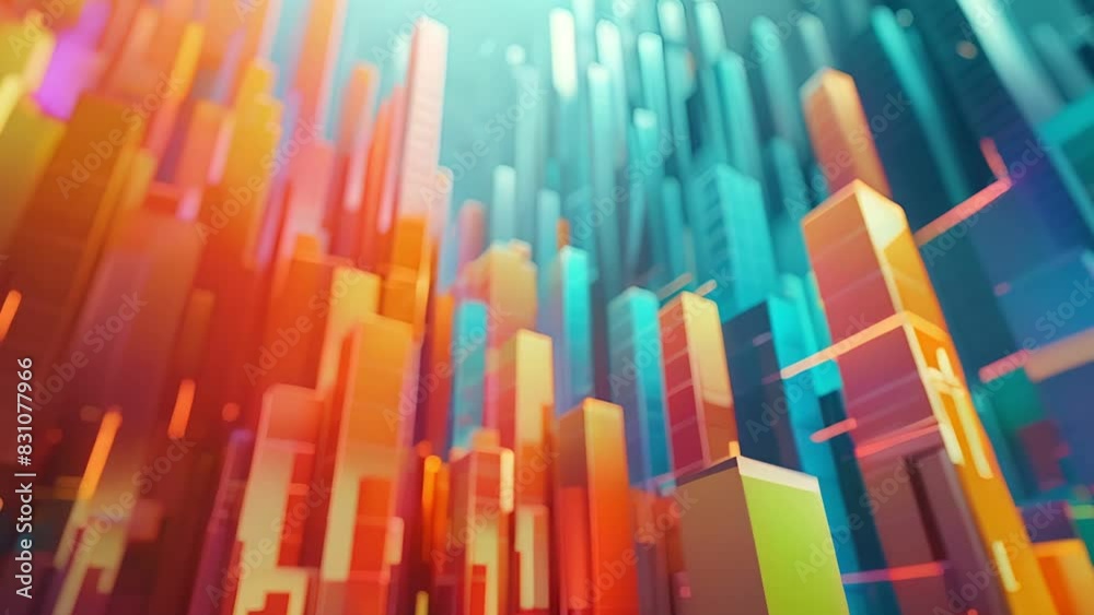 Abstract background of colorful geometric shapes. Vibrant digital art with a futuristic aesthetic. Dynamic and energetic design with bright colors. Abstract background of colorful geometric shapes. Vibrant digital art with a futuristic aesthetic. Dynamic and energetic design with bright colors.