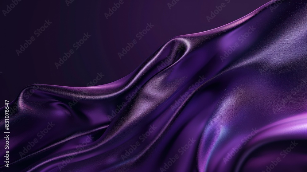 Obraz premium A deep solid purple background, with subtle shifts in light and shadow, providing a sense of luxury and sophistication