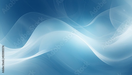 abstract blue background with waves, abstract white background with white light and smoky background