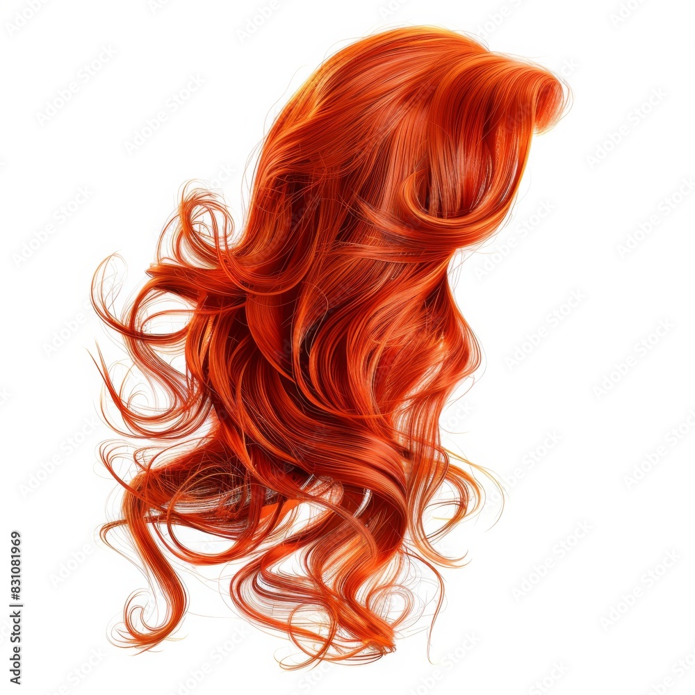 A captivating drawing of a womans head with vibrant red hair A captivating drawing of a womans head with vibrant red hair