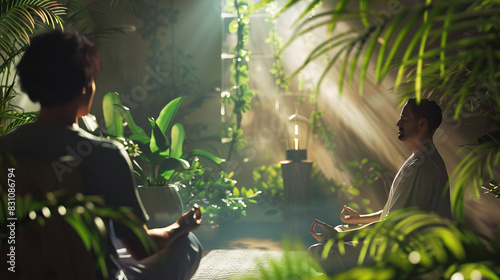 Tranquil Therapy: Meditative Patient