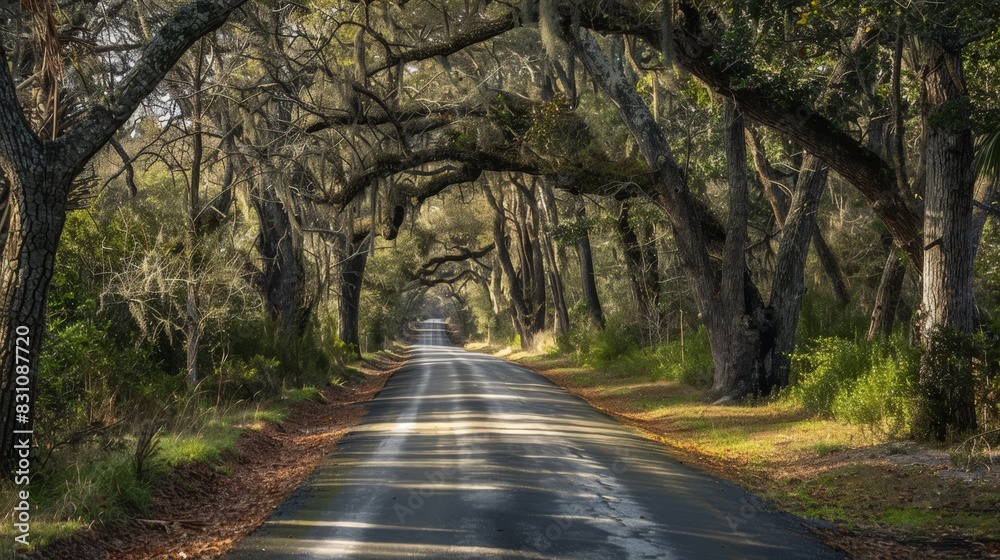 A historic trade route, now a quiet road, with remnants of ancient milestones and markers along the way, telling tales of past travelers. A historic trade route, now a quiet road, with remnants of ancient milestones and markers along the way, telling tales of past travelers.